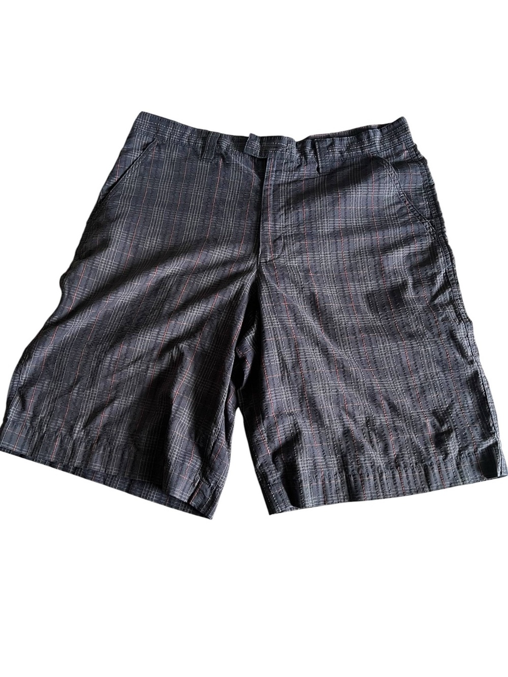 Patagonia Navy Plaid Shorts Size 32 (107)